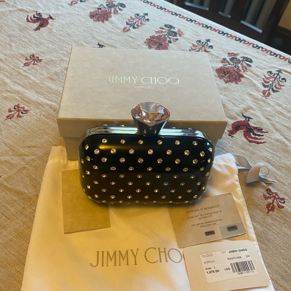 Acrylic Crystals Jimmy Choo Clutch - Picture 2 of 5
